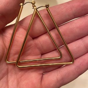 Uncommon James Triangle Shaped Hoops